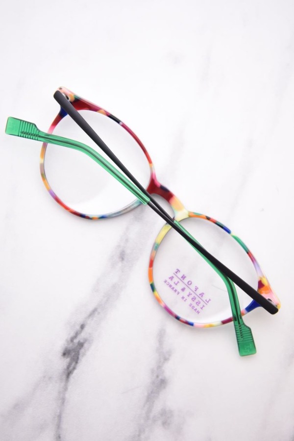  Lafont Onze Eyeglasses Youth Kids Full Rim Round Shape 
