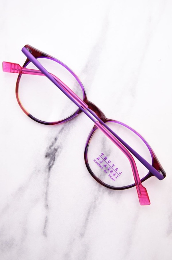 Lafont Onze Eyeglasses Youth Kids Full Rim Round Shape 
