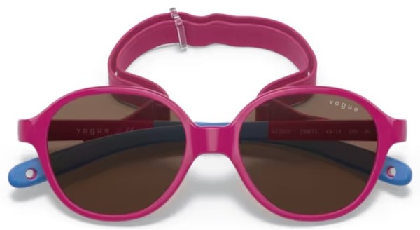  Vogue VJ2012 Sunglasses Youth Kids Pillow Shape w/Strap 