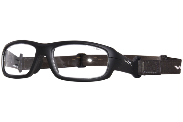  Wiley X Gamer Eyeglasses Youth Full Rim Rectangle Shape 