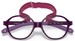 Vogue VY2011 Eyeglasses Youth Kids Full Rim Pillow Shape w/Strap