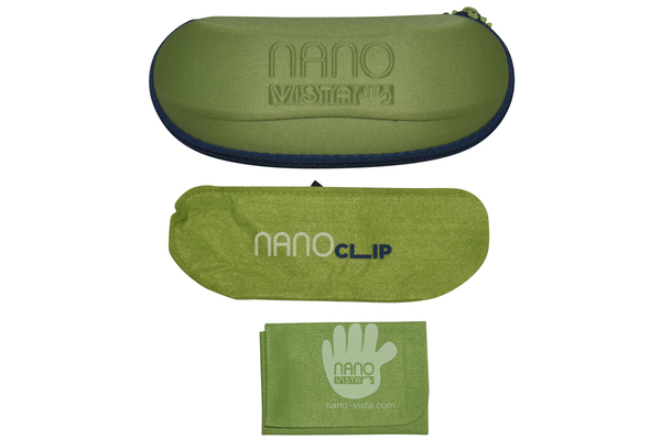  Nano Vista Fangame-SC-3 NAO303 Eyeglasses Youth Kids Full Rim w/Clip-On 