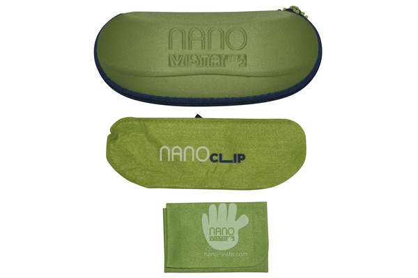  Nano Vista Flicker-SC-3.0 NAO318 Eyeglasses Youth Kids Full Rim w/Clip-On 