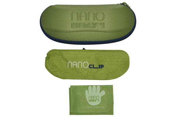  Nano Vista Gaikai-SC-3.0 NAO305 Eyeglasses Youth Kids Full Rim w/Clip-On 