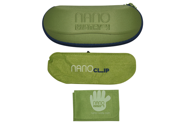  Nano Vista Multiplayer-SC-3.0 NAO325 Eyeglasses Youth Kids Full Rim w/Clip-On 