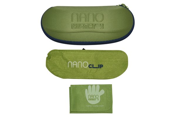  Nano Vista Quest-SC-3.0 NAO316 Eyeglasses Youth Kids Full Rim w/Clip-On 