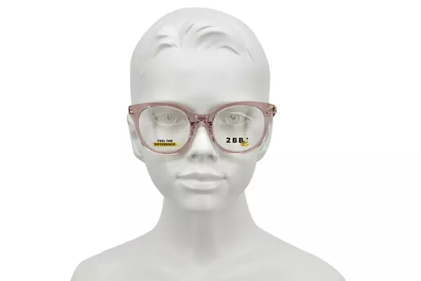  2BB BB Beryl Eyeglasses Youth Kids Girl's Full Rim Round Shape 