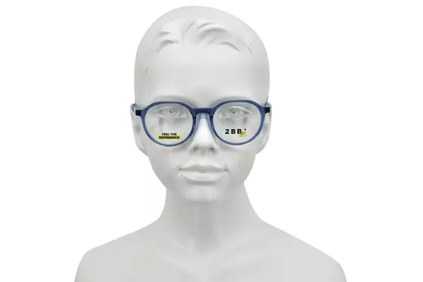  2BB BB Billy Eyeglasses Youth Kids Boy's Full Rim Round Shape 