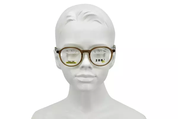  2BB BB Billy Eyeglasses Youth Kids Boy's Full Rim Round Shape 