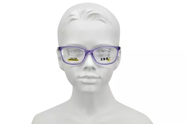  2BB BB Brenda Eyeglasses Youth Kids Girl's Full Rim Rectangle Shape 