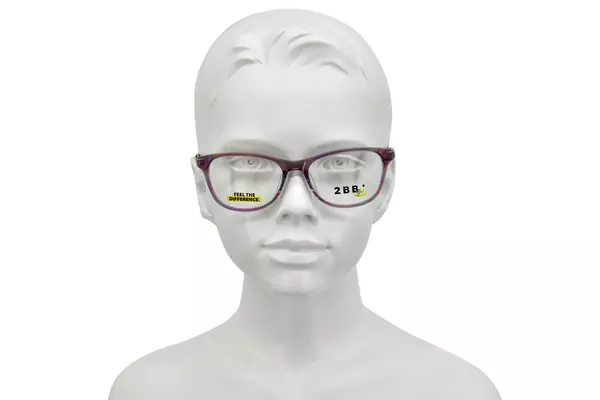  2BB BB Britney Eyeglasses Youth Kids Girl's Full Rim Cat Eye 