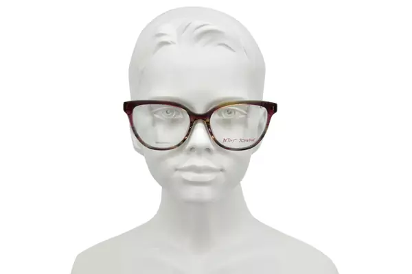  Betsey Johnson Bet All American Eyeglasses Youth Kids Girl's Full Rim Cat Eye 