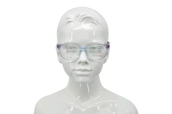  Betsey Johnson Candy Eyeglasses Youth Kids Girl's Full Rim Rectangle Shape 