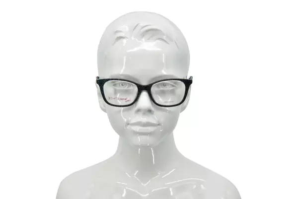  Betsey Johnson Glimmer-Goals Eyeglasses Youth Kids Girl's Full Rim 