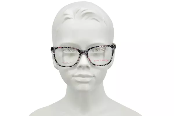  Betsey Johnson Noneya Eyeglasses Youth Kids Girl's Full Rim Square Shape 