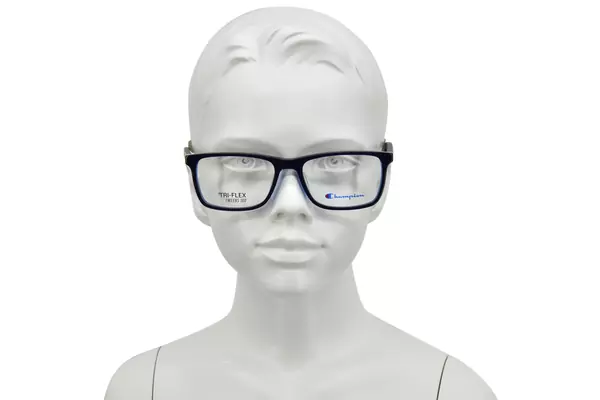  Champion CU Stunt Eyeglasses Youth Kids Boy's Full Rim Rectangle Shape 
