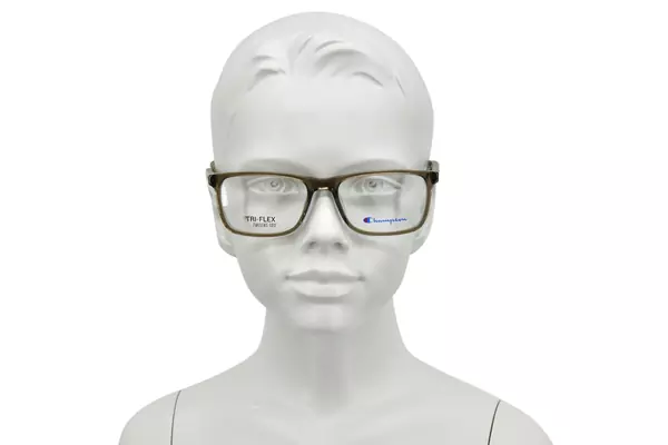 Champion CU Stunt Eyeglasses Youth Kids Boy's Full Rim Rectangle Shape 