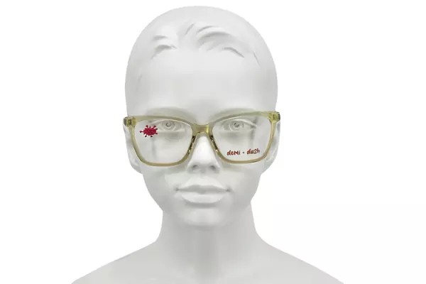  Demi + Dash Gleam Eyeglasses Youth Kids Girl's Full Rim Square Shape 
