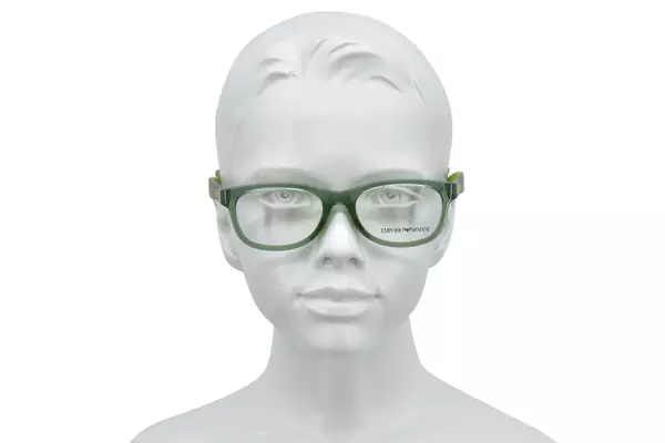  Emporio Armani EK3001 Eyeglasses Youth Kids Boy's Full Rim Pillow Shape 