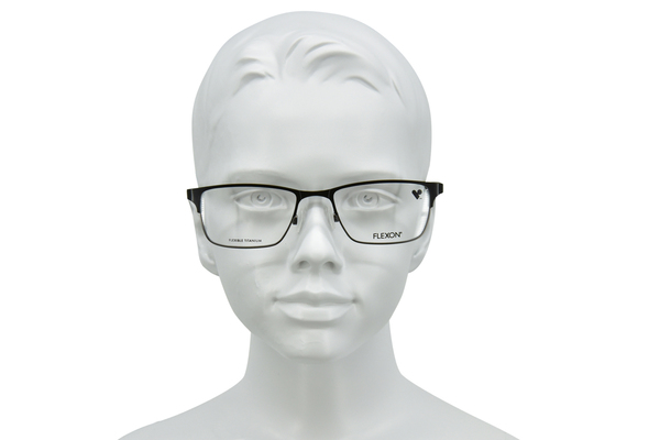  Flexon Zeus Eyeglasses Youth Kids Boy's Full Rim Rectangle Shape 