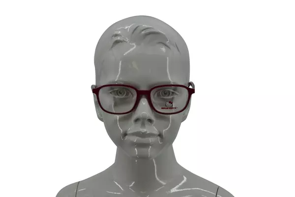  Hello Kitty HK390 Eyeglasses Youth Kids Girl's Full Rim Oval Shape 
