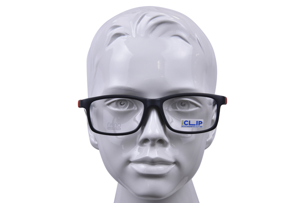  Nano Vista Fangame-SC-3 NAO303 Eyeglasses Youth Kids Full Rim w/Clip-On 