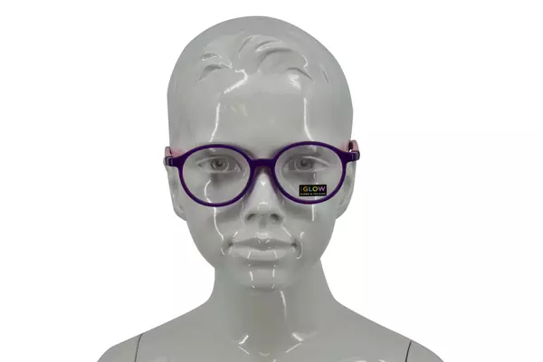  Nano Vista Flicker-Glow-3.0 NAO318 Eyeglasses Youth Kids Full Rim Round Shape 
