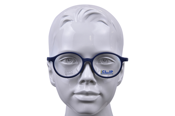  Nano Vista Flicker-SC-3.0 NAO318 Eyeglasses Youth Kids Full Rim w/Clip-On 