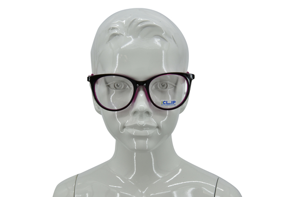  Nano Vista Glitch-SC-3.0 NAO315 Eyeglasses Youth Kids Full Rim w/Clip-On 