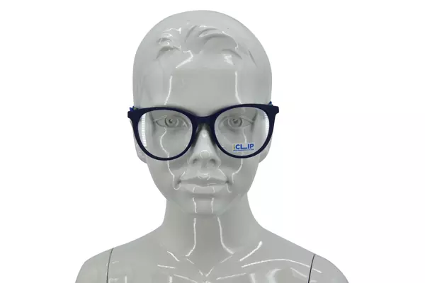  Nano Vista Glitch-SC-3.0 NAO315 Eyeglasses Youth Kids Full Rim w/Clip-On 