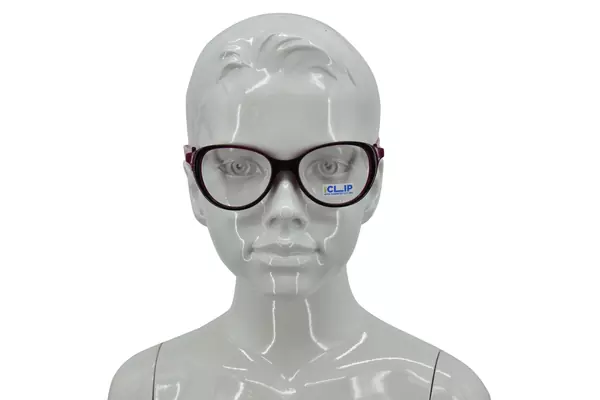  Nano Vista Mimi-SC-3.0 NAO312 Eyeglasses Youth Kids Full Rim Cat Eye w/Clip-On 