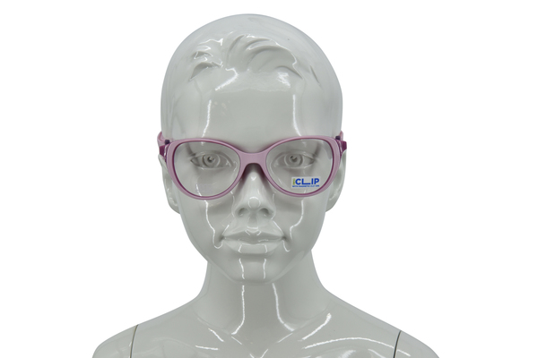  Nano Vista Mimi-SC-3.0 NAO312 Eyeglasses Youth Kids Full Rim Cat Eye w/Clip-On 