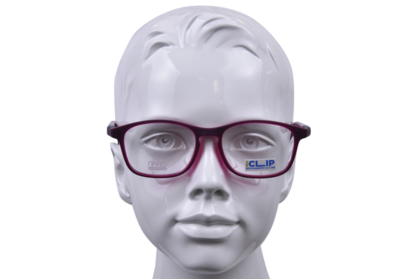  Nano Vista Power-UP-SC-3 NAO308 Eyeglasses Youth Kids Full Rim w/Clip-On 