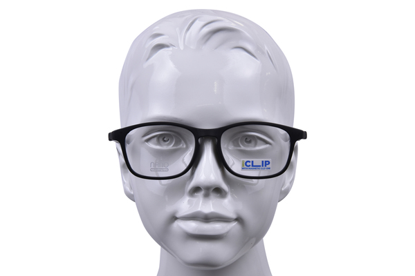  Nano Vista Power-UP-SC-3 NAO308 Eyeglasses Youth Kids Full Rim w/Clip-On 