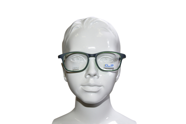  Nano Vista Power-UP-SC-3 NAO308 Eyeglasses Youth Kids Full Rim w/Clip-On 
