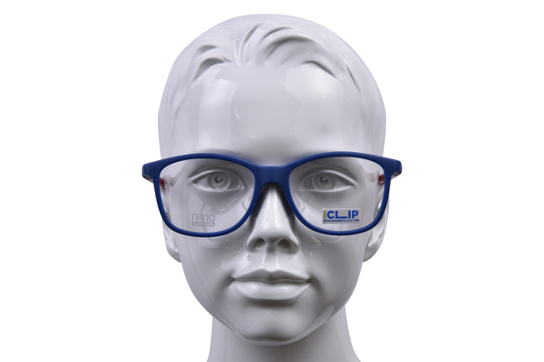  Nano Vista Quest-SC-3.0 NAO316 Eyeglasses Youth Kids Full Rim w/Clip-On 