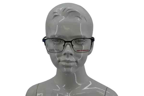  New Balance NBK182 Eyeglasses Youth Kids Boy's Full Rim Rectangle Shape 