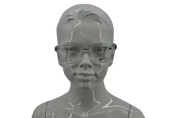  Nike 1001C Eyeglasses Youth Kids Full Rim Rectangle Shape 