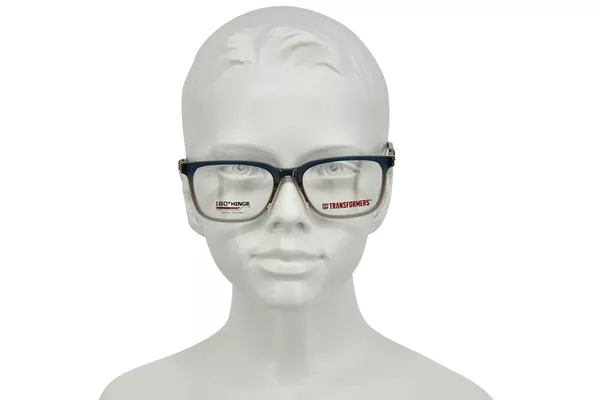 Transformers Power Eyeglasses Youth Kids Boy's Full Rim Rectangle Shape 