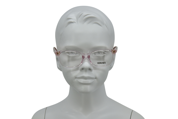  Versace VK3006U Eyeglasses Youth Kids Girl's Full Rim Rectangle Shape 