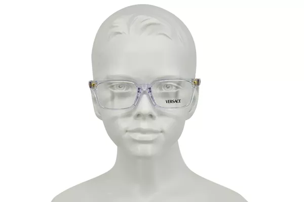  Versace VK3015U Eyeglasses Youth Kids Boy's Full Rim Rectangle Shape 