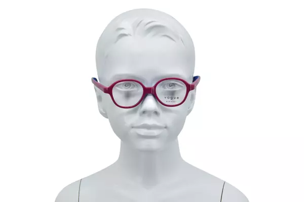  Vogue VY2011 Eyeglasses Youth Kids Full Rim Pillow Shape w/Strap 