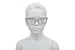 Hello Kitty HK395 Eyeglasses Youth Kids Full Rim Rectangle Shape