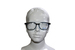 Nano Vista Pixel-SC-3.0 NAO307 Eyeglasses Youth Kids Full Rim w/Clip-On