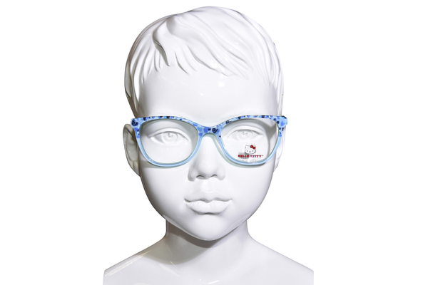  Hello Kitty HK379 Eyeglasses Youth Kids Girl's Full Rim Cat Eye 