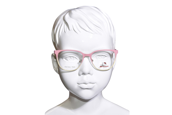  Hello Kitty HK380-3 Eyeglasses Youth Kids Girl's Full Rim Cat Eye 