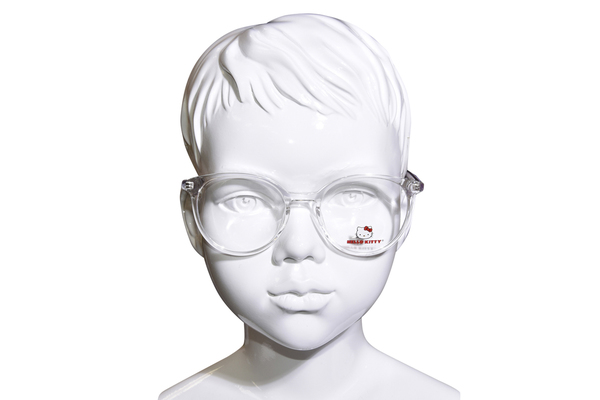 Hello Kitty HK382 Eyeglasses Youth Kids Girl's Full Rim Round Shape 