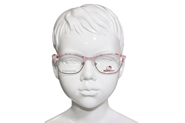  Hello Kitty HK384 Eyeglasses Youth Kids Girl's Full Rim Oval Shape 