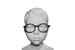 Nano Vista Gamer-SC-3.0 NAO326 Eyeglasses Youth Kids Full Rim w/Clip-On
