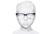 Nike 5054 Eyeglasses Youth Kids Girl's Full Rim Square Shape